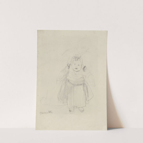 Kleines Kind, Gehversuche by Dora Hitz