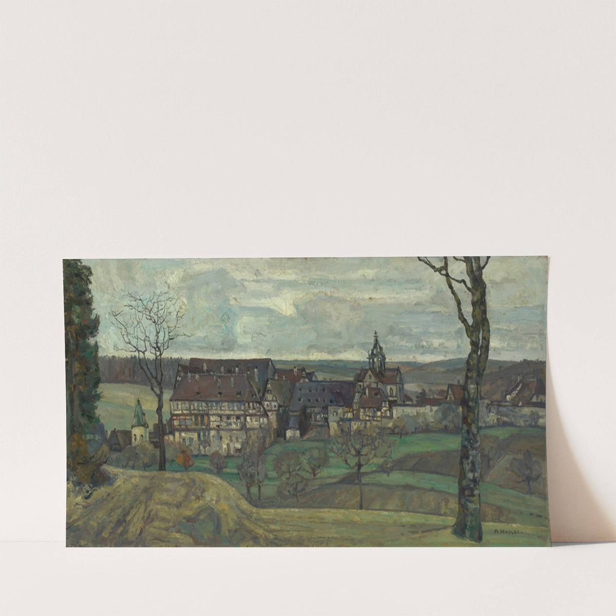 Kloster Bebenhausen bei Tübingen (1907) by Adolf Hölzel