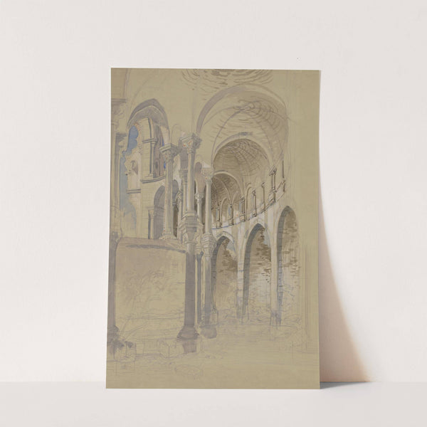 Kloster Heisterbach im Siebengebirge, Ruine des Chorabschlusses by Carl Morgenstern