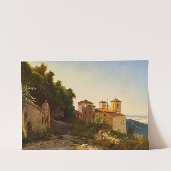 Kloster in Italien (1840) by Johann Wilhelm Schirmer