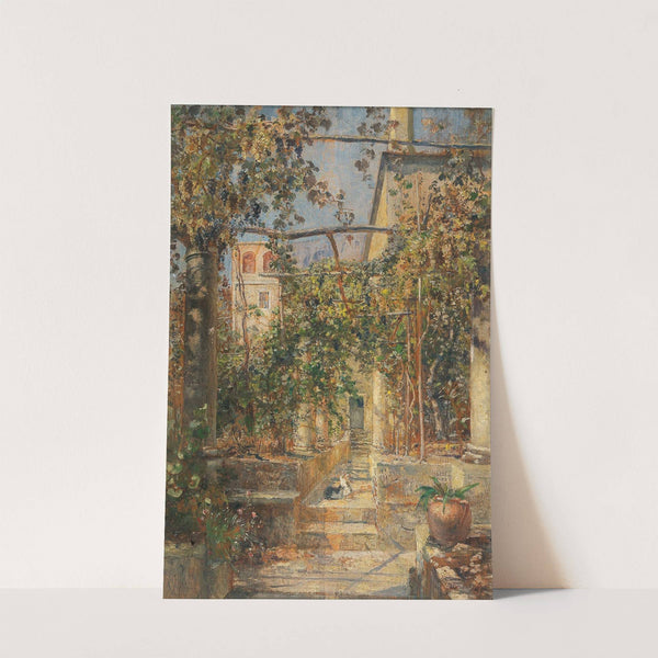 Klosterhof in Capri by Marie Egner