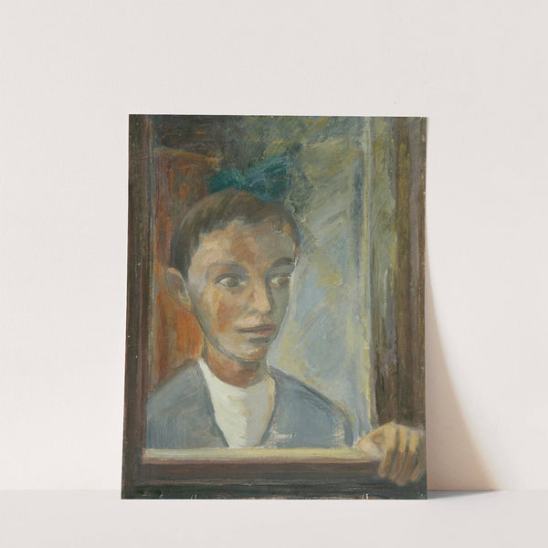 Knabe am Fenster by Walther Gamerith