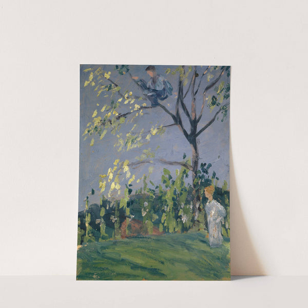 Knabe im Baum by Ernst Schiess