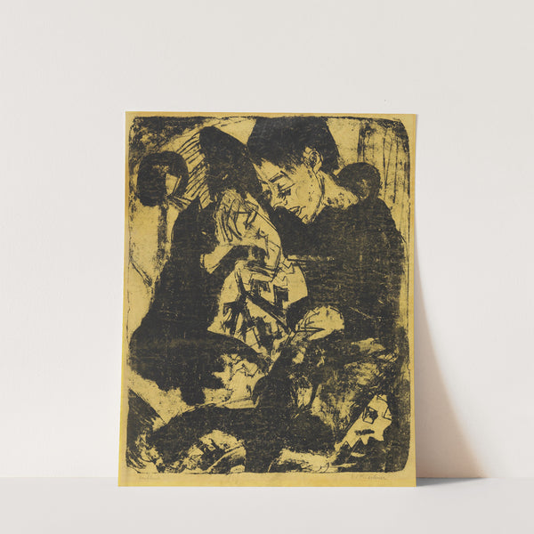 Knabe mit Katze (1920) by Ernst Ludwig Kirchner