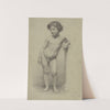 Knabenakt, ganze Figur von vorne (1856) by Johann Heinrich Hasselhorst