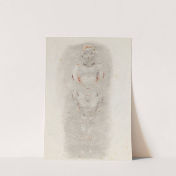 Knabenakt stehend. Rosareihe by Otto Meyer-Amden