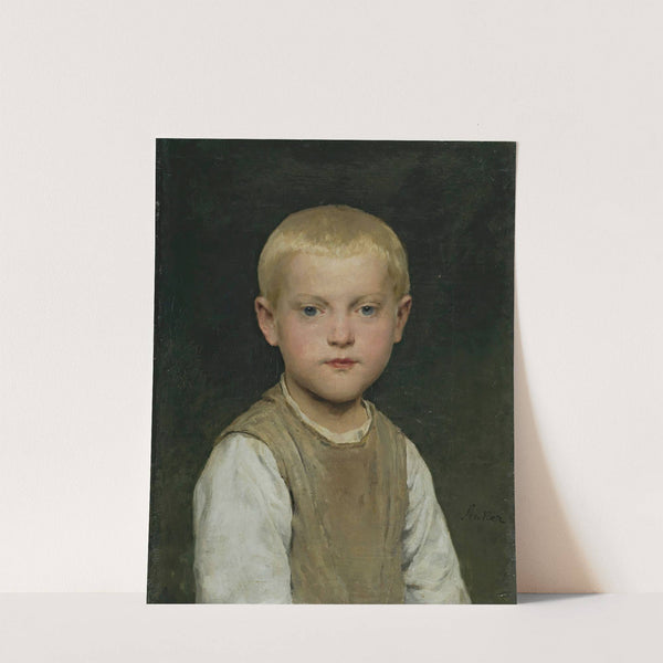 Knabenbildnis (Dr Heiri) by Albert Anker