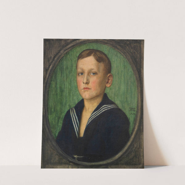 Knabenbildnis (Heinrich Butzer) (1922) by Franz von Stuck
