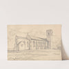 Knapton Church, Norfolk, from the North-East (1817) by John Sell Cotman