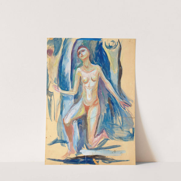 Kneeling Female Figure (1927–29) by Edvard Munch