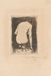 Kneeling female nude, from the back (1913)