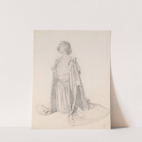 Kneeling Figure of a Woman: Study for ‘The Holy Well’ (c.1914) by William Orpen