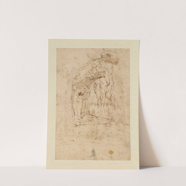 Kneeling Male Nude, with His Head and Shoulders Leaning Back (1630–1650) by Juan del Castillo