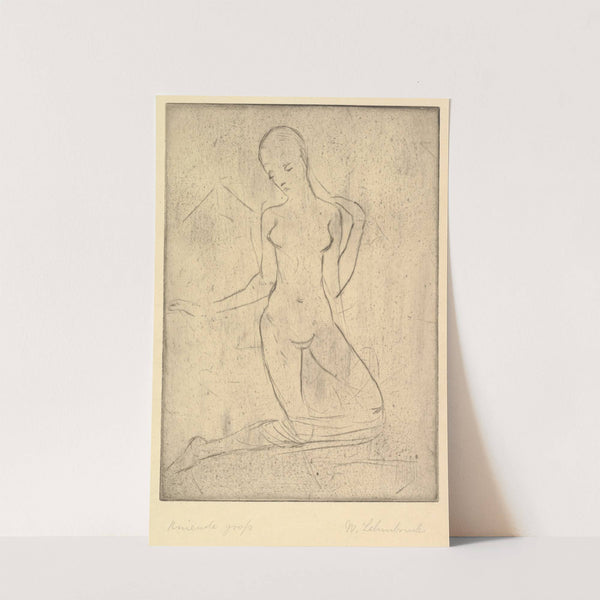Kneeling One (Kneide, groß) (1911) by Wilhelm Lehmbruck