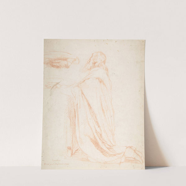 Kneeling Prelate Holding a Cushion by Alexandre Laemlein