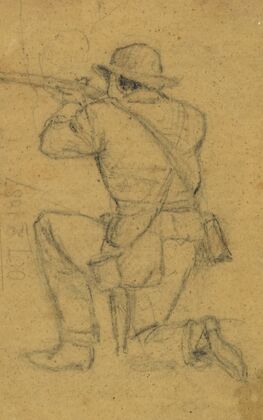 Kneeling rifleman