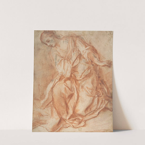 Kneeling Woman (17th century) by Mattia Preti