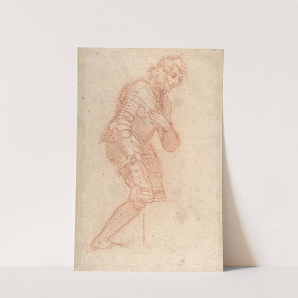 Kneeling Youth in Armour by Baldassarre Franceschini