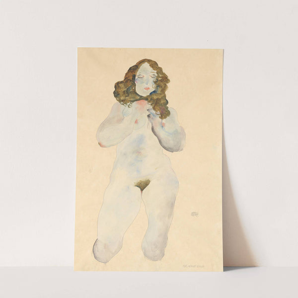 Kniender weiblicher Akt (1912) by Egon Schiele