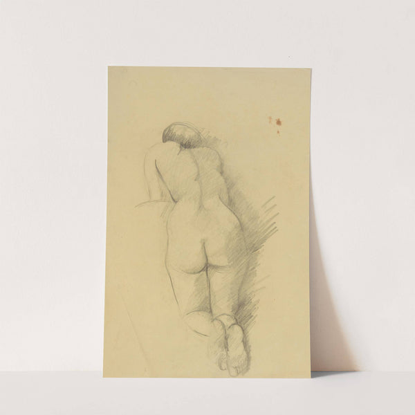 Kniender weiblicher Rückenakt (1933-1934) by Anny Dollschein