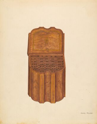 Knife Box – Mahogany