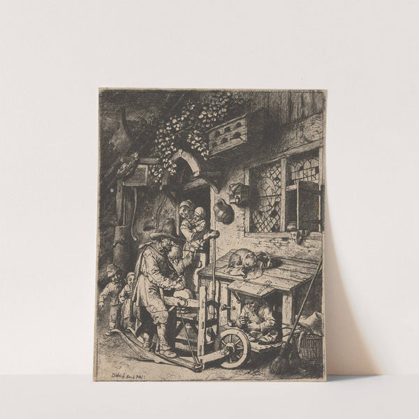 Knifesmith’s cottage (1741) by Christian Wilhelm Ernst Dietrich