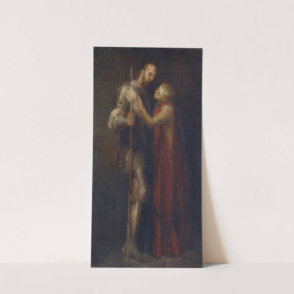 Knight And Maiden by George Frederic Watts