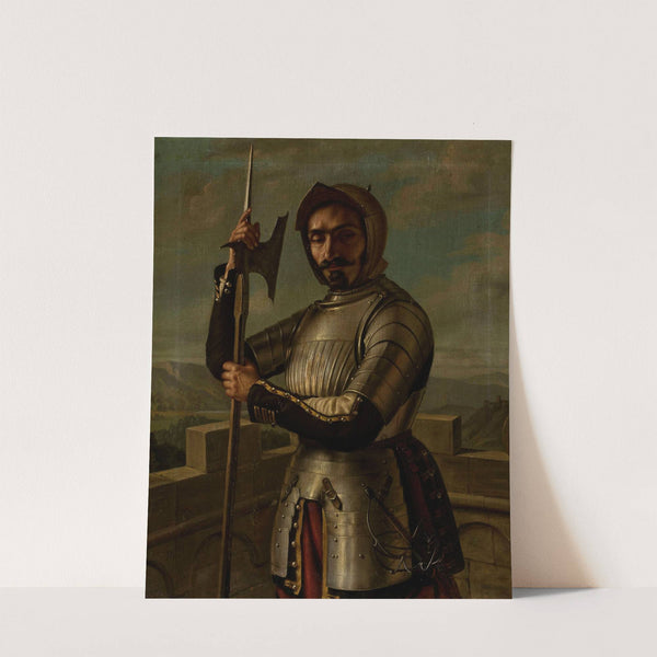 Knight in armour by Aleksander Lesser