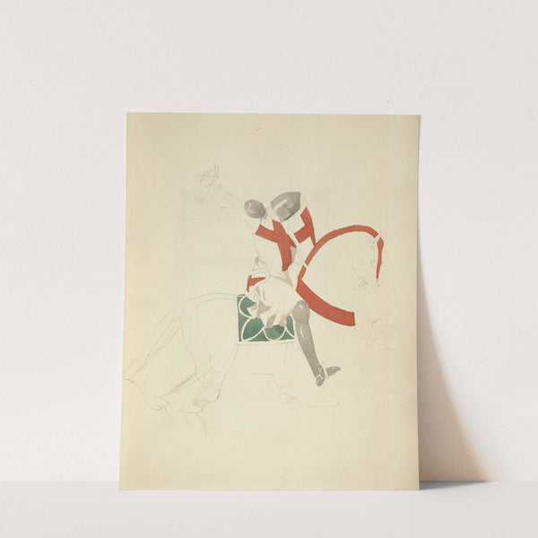 Knight on saddle by Stewart Watson