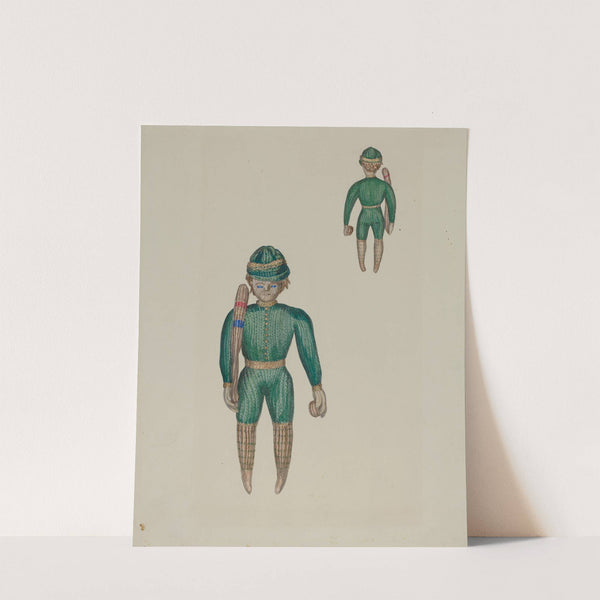 Knitted Doll by Jane Iverson