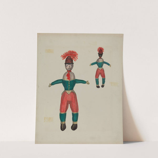 Knitted Doll Duke by Verna Tallman