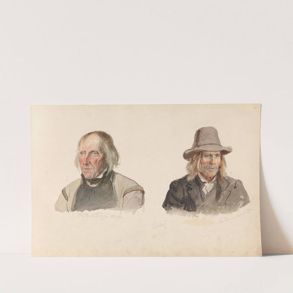 Knut Anundsen Holten, Mo; Ola Tovsen Kvåsloa, Eidsborg (1857) by Adolph Tidemand