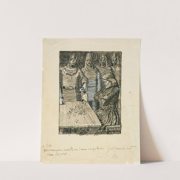 Knuts sendemann hos Bjørn stallare (1895-1899) by Christian Krohg