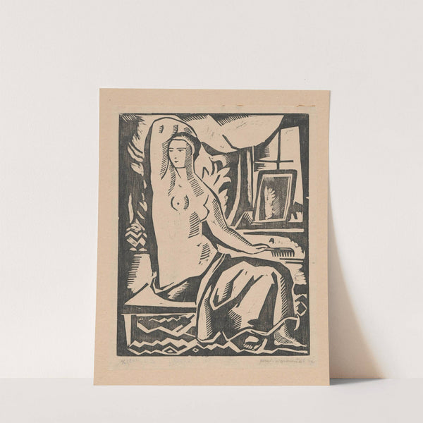 Kobieta przed lustrem by Wacław Wąsowicz