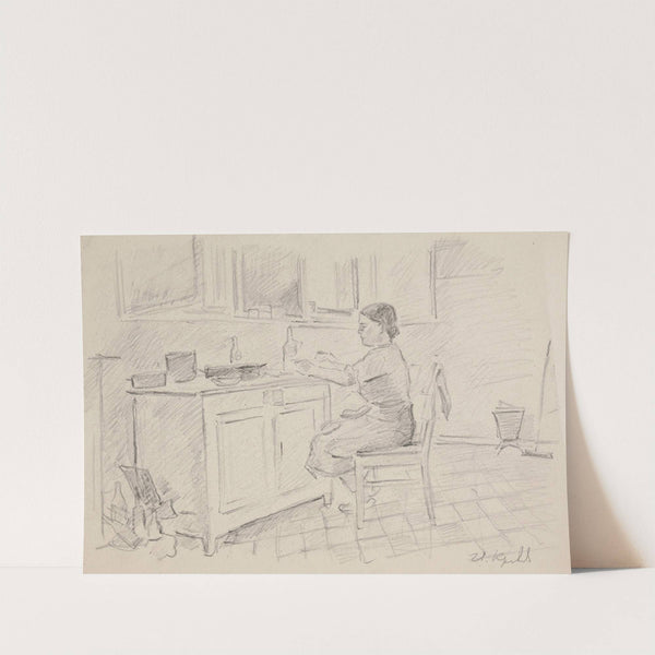 Kobieta w kuchni by Ivan Ivanec