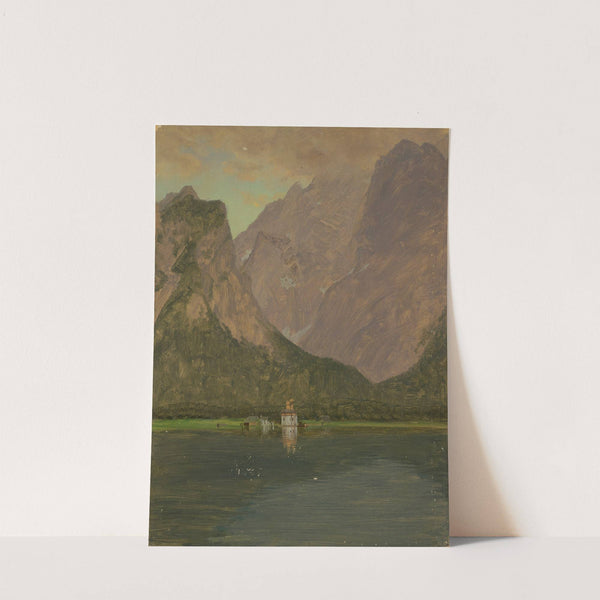 Koenigsee, near Berchtesgaden, Bavaria (1868) by Frederic Edwin Church