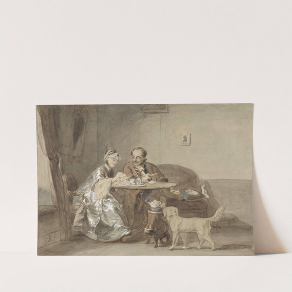 Koffieuurtje (1831 - 1899) by David Bles