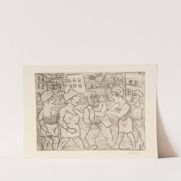 Kokottenüberfall, Marseille by Paul Gangolf