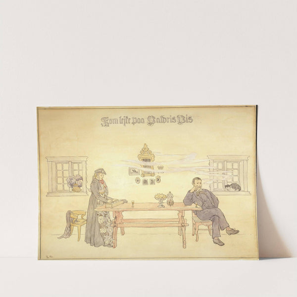 Kom lejke paa Valdris Vis (1896) by Christian Skredsvig