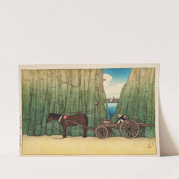 Komagata kashi (River bank, Komagata) (1919) by Kawase Hasui