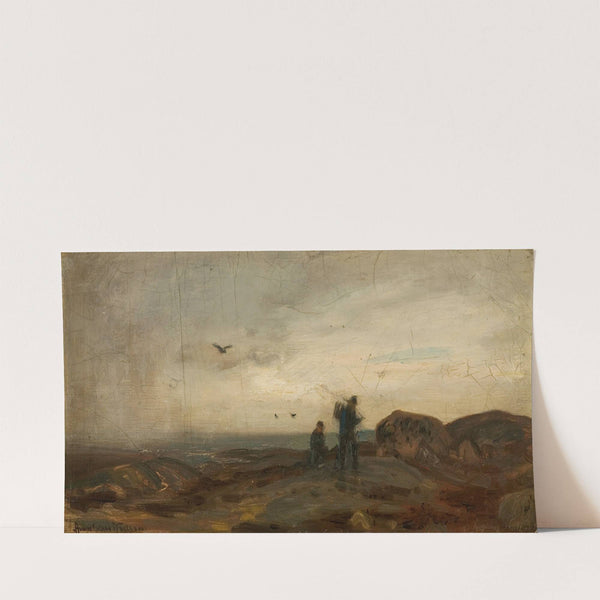 Kommer regn (1878) by Amaldus Nielsen