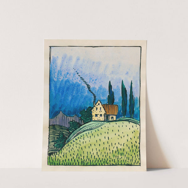 Komposition aus 'Pflaster und Wiese' IX by Karl Wiener