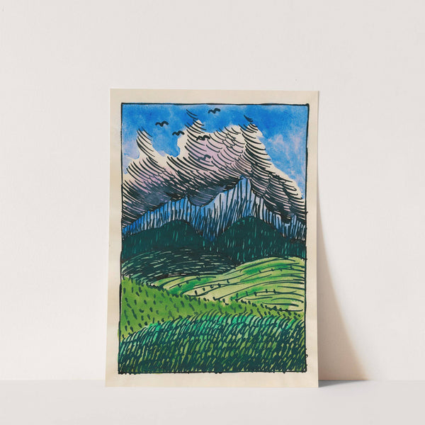 Komposition aus 'Pflaster und Wiese' VIII by Karl Wiener