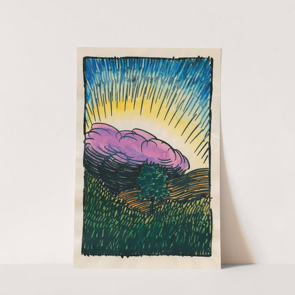 Komposition aus 'Pflaster und Wiese' XVII by Karl Wiener