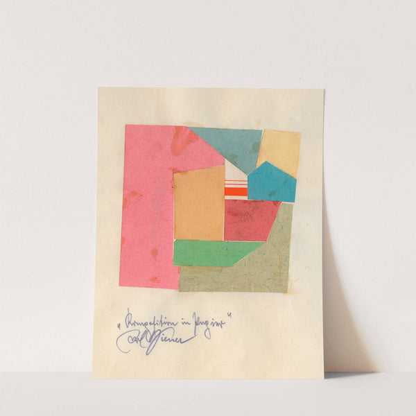 Komposition in Papier by Karl Wiener