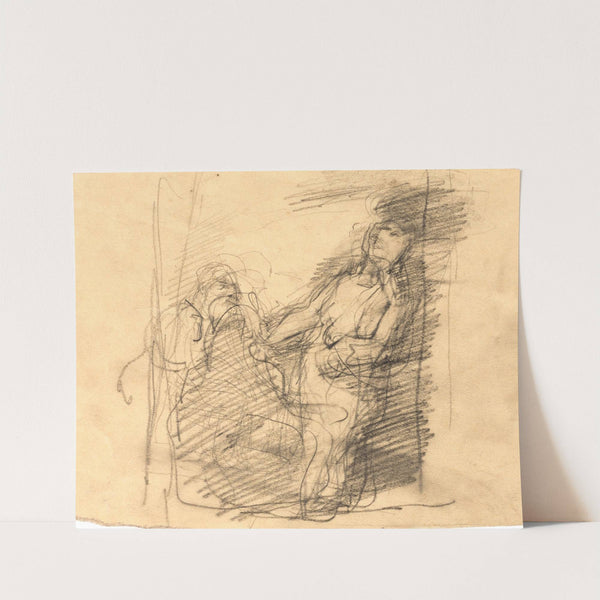 Kompositionsstudie by Oluf Hartmann