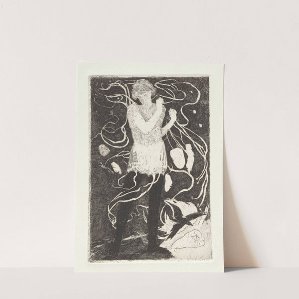 Kompozycja symboliczna z maskami by Tadeusz Makowski