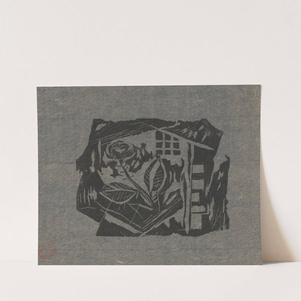 Kompozycja z różą (1914) by Tadeusz Makowski