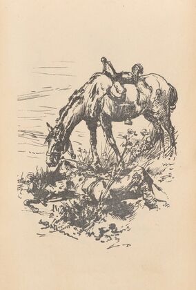 Koń nad zwłokami jeźdźca (1896)