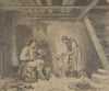 Kone danser med barn til felemusikk (1847)